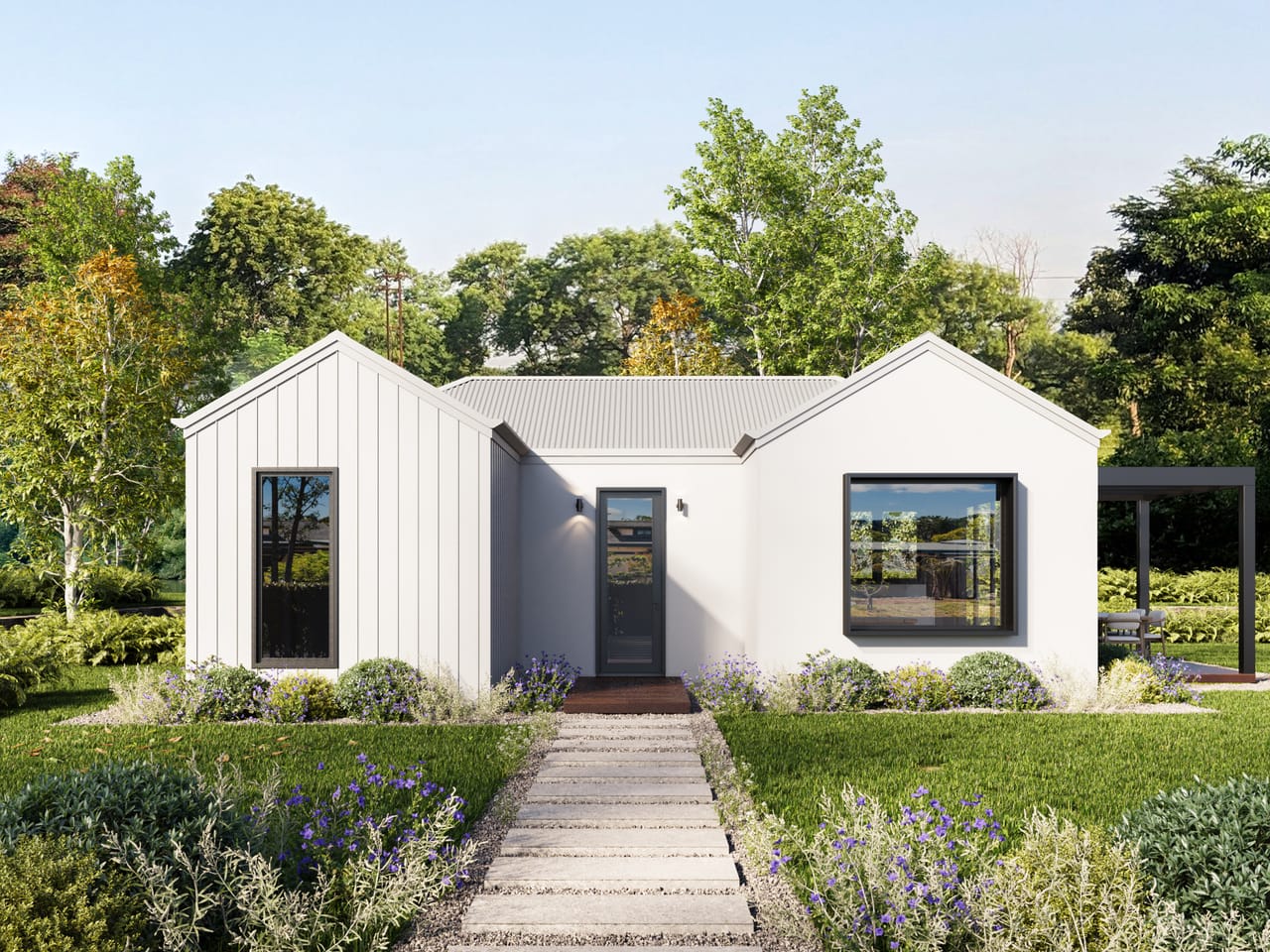 Dwellix 2 granny flat — Bronze façade